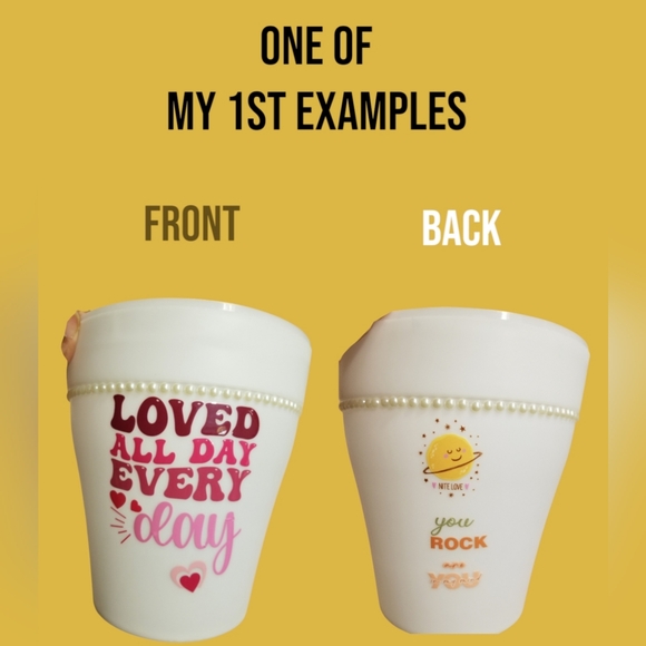 Color Changing Light Up Planter - NWOB White - Picture 9 of 9